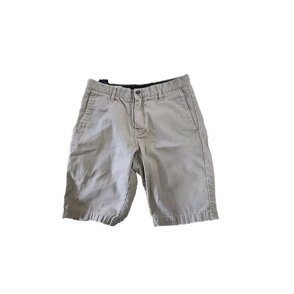 Volcom Mens 30 Shorts Flat Front Khaki Chino 10" Inseam, 30 - Picture 1 of 7